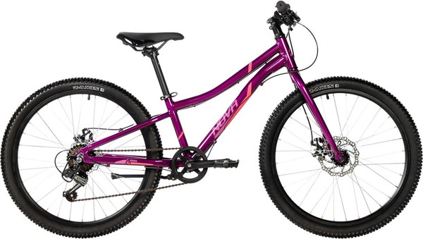 Изображение товара Велосипед Novatrack Novara 24 / 24AHD.NOVARA.10VL5 (фиолетовый, разобранный, в коробке)