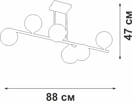 Изображение товара Люстра Vitaluce V2046-1/6PL