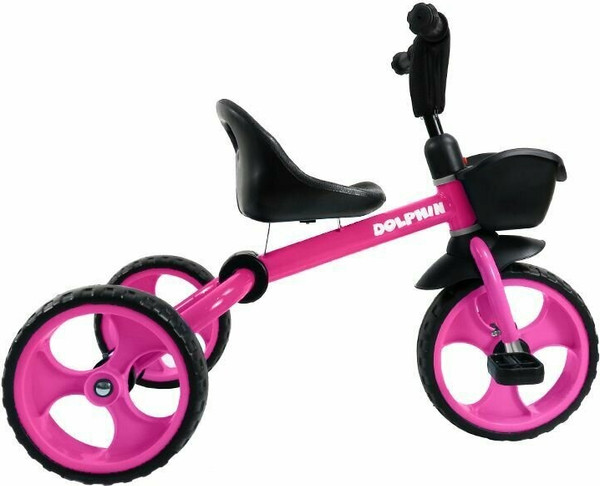 Изображение товара Трехколесный велосипед Maxiscoo Dolphin 2023 / MSC-TCL2301PK (розовый, разобранный, в коробке)