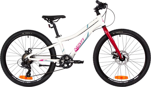 Изображение товара Велосипед Novatrack Novara 24 / 24AHD.NOVARA.10WT5 (белый)