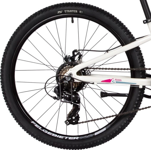 Изображение товара Велосипед Novatrack 24 Novara / 24AHD.NOVARA.10WT5 (белый, разобранный, в коробке)