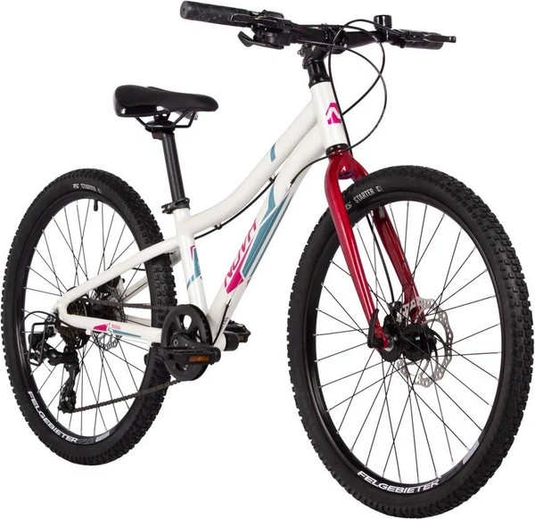 Изображение товара Велосипед Novatrack 24 Novara / 24AHD.NOVARA.10WT5 (белый, разобранный, в коробке)