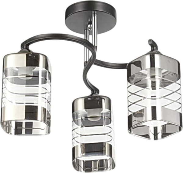 Изображение товара Люстра Aitin-Pro НПБ 02-3x60-101 / 6299/3 (черный/хром)