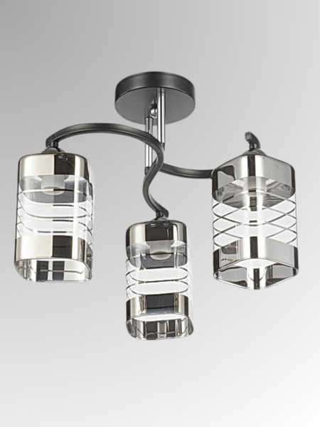 Изображение товара Люстра Aitin-Pro НПБ 02-3x60-101 / 6299/3 (черный/хром)