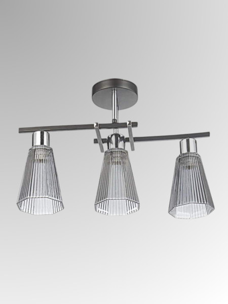 Изображение товара Люстра Aitin-Pro НПБ 02-3x60-101 / 6289/3 (черный/хром)