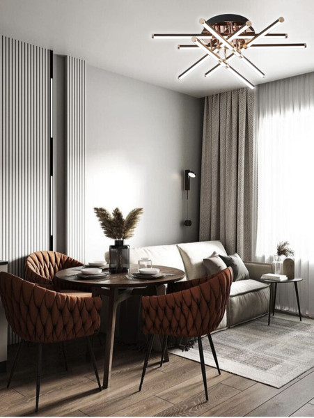 Изображение товара Люстра Aitin-Pro B1031/6A (черный/золото)