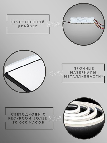 Изображение товара Потолочный светильник Aitin-Pro D2043 2х120Вт 950х650