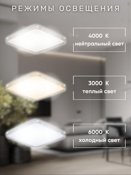 Изображение товара Потолочный светильник Aitin-Pro D3033 2х60Вт 500х500