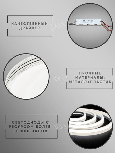 Изображение товара Потолочный светильник Aitin-Pro D3033 2х60Вт D500