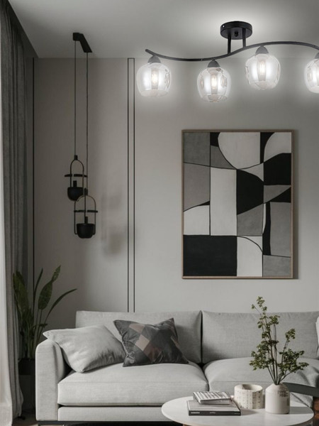 Изображение товара Люстра Aitin-Pro НПБ 02-4x60-101 / RH8324/4 (черный)