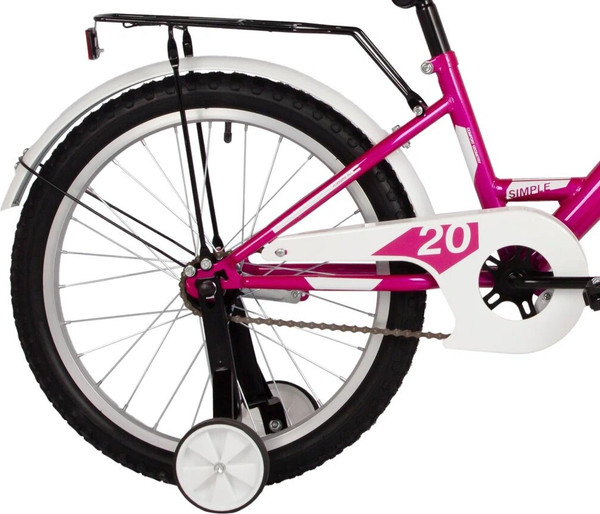 Изображение товара Детский велосипед Foxx Simple 20 / 204SIMPLE.PN5 (розовый, разобранный, в коробке)