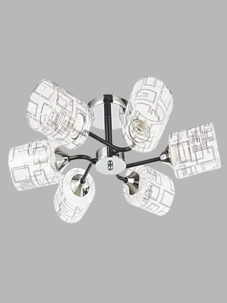 Изображение товара Люстра Aitin-Pro НПБ 02-6х60-105 / 6262/6 (хром/черный)