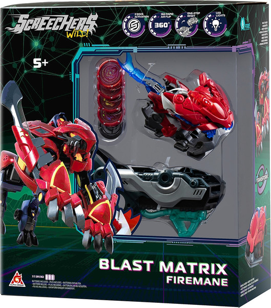 Изображение товара Игровой набор Screechers Wild. Бласт Матрикс Фаермэйн S5 / 62655