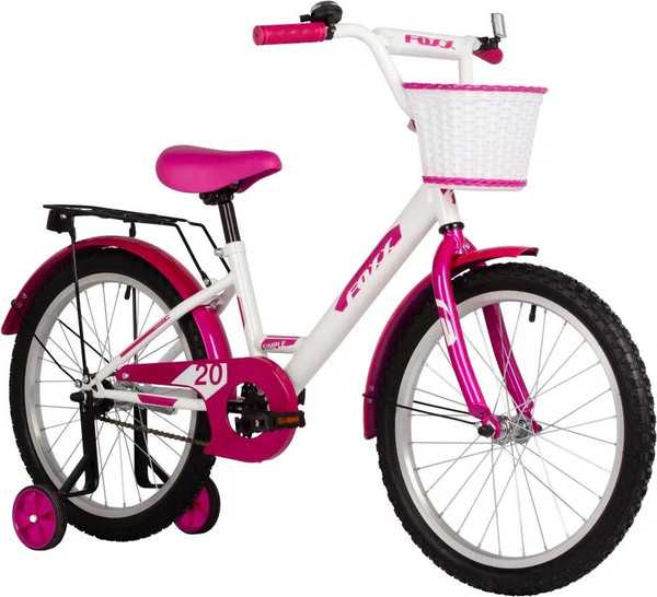 Изображение товара Детский велосипед Foxx Simple 20 / 204SIMPLE.WT5 (белый, разобранный, в коробке)