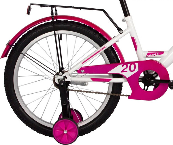 Изображение товара Детский велосипед Foxx Simple 20 / 204SIMPLE.WT5 (белый, разобранный, в коробке)