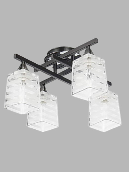 Изображение товара Люстра Aitin-Pro НПБ 02-4x60-101 / 6298/4 (черный/хром)