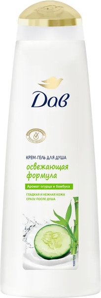Изображение товара Гель для душа Dove с ароматом огурца и бамбука (380мл)