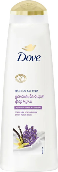 Изображение товара Гель для душа Dove с ароматом ванили и лаванды (380мл)