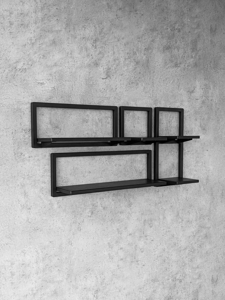 Изображение товара Полка Stal-Massiv Fly-BL (черный)