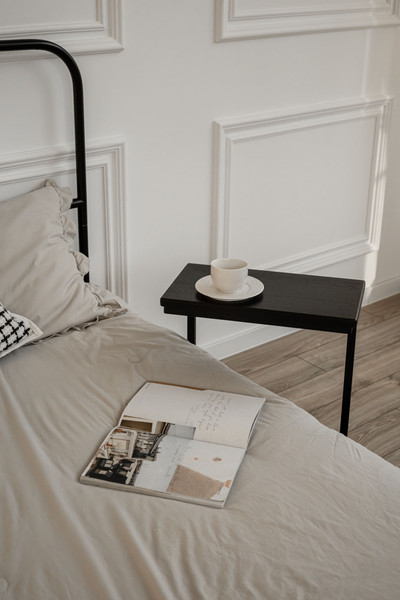 Изображение товара Приставной столик Stal-Massiv Goose (черный/черный)