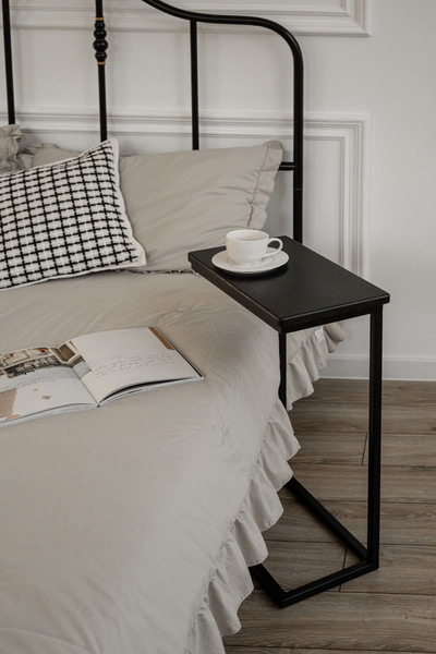 Изображение товара Приставной столик Stal-Massiv Goose (черный/черный)