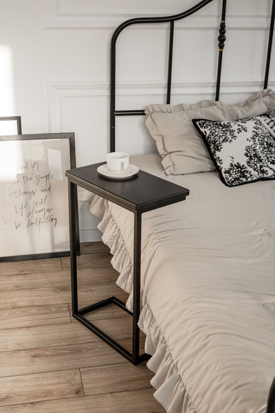 Изображение товара Приставной столик Stal-Massiv Goose (черный/черный)