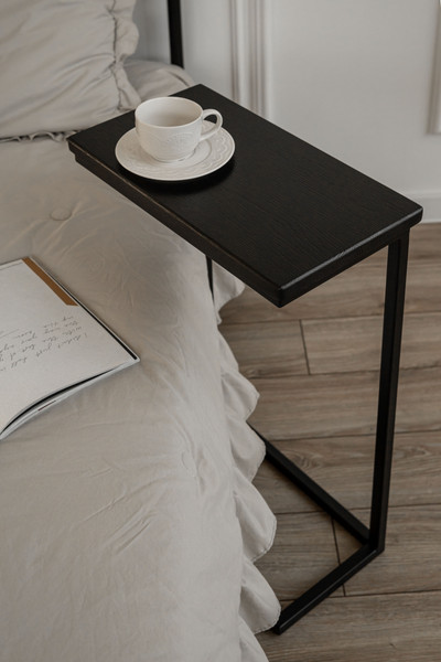 Изображение товара Приставной столик Stal-Massiv Goose (черный/черный)