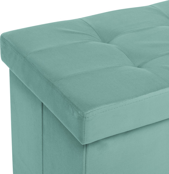 Изображение товара Пуф Импэкс Leset Леда складной с крышкой (велюр Velutto 43/зеленый)