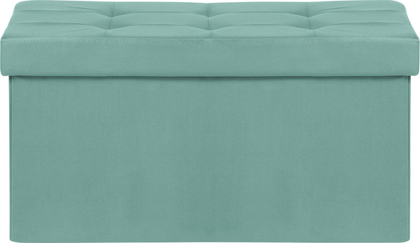 Изображение товара Пуф Импэкс Leset Леда складной с крышкой (велюр Velutto 43/зеленый)