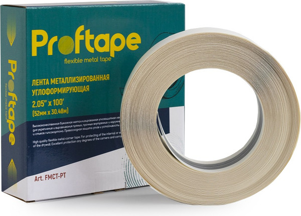 Изображение товара Бумажная лента Lucky Tape Corner металлизированная 52мм FMCT-PT (30.48м)