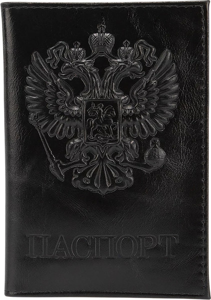Изображение товара Обложка на паспорт Poshete 681-OP0440303-BLK (черный)
