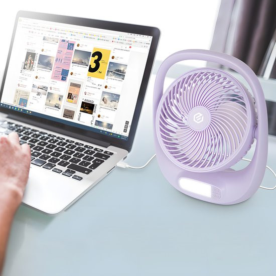 Изображение товара Вентилятор Evolution AirLeaf AL-101 (фиолетовый)