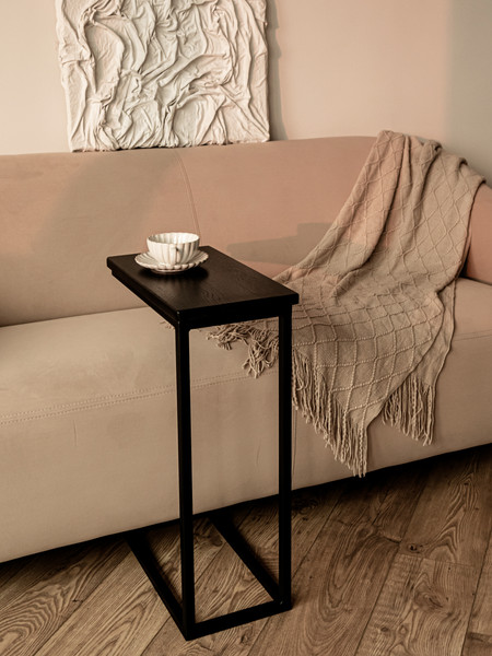 Изображение товара Приставной столик Stal-Massiv 1642-46 (черный/черный)