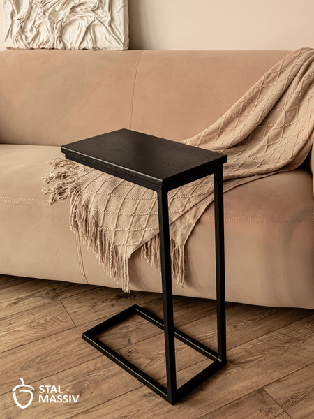 Изображение товара Приставной столик Stal-Massiv 1642-46 (черный/черный)