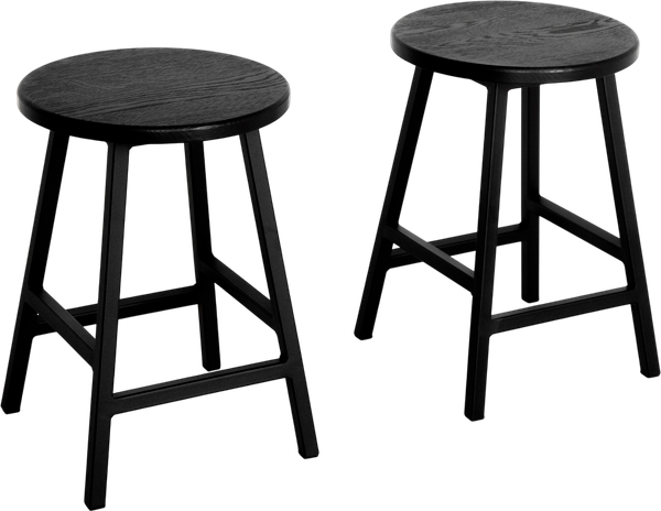 Изображение товара Набор табуретов Stal-Massiv SMH-245 (2шт, черный/черный)
