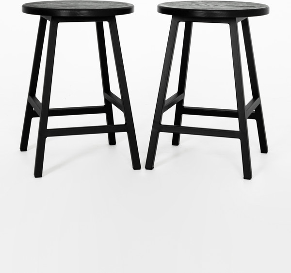 Изображение товара Набор табуретов Stal-Massiv SMH-245 (2шт, черный/черный)