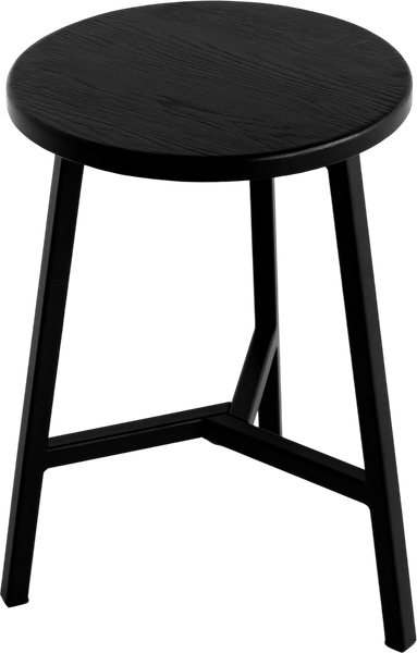 Изображение товара Табурет Stal-Massiv TRH-45 (черный/черный)