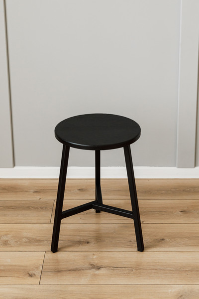 Изображение товара Табурет Stal-Massiv TRH-45 (черный/черный)