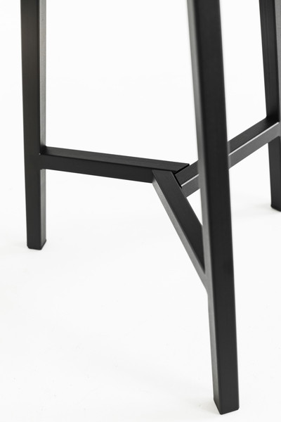 Изображение товара Табурет Stal-Massiv Delta-45 (дуб мореный/черный)