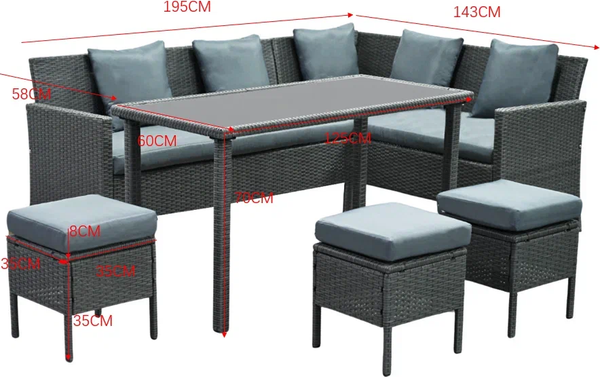 Изображение товара Комплект садовой мебели Sundays LUC-95