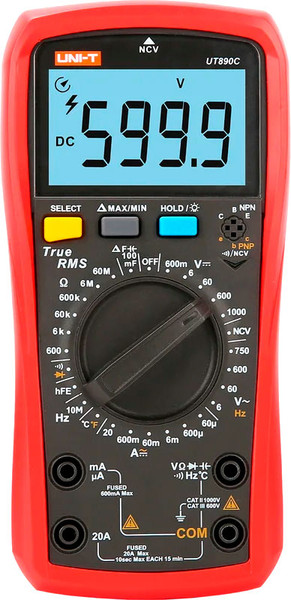 Изображение товара Мультиметр цифровой UNI-T UT890C / 13-0070