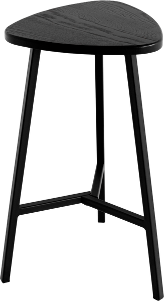 Изображение товара Табурет барный Stal-Massiv Delta-63 (черный/черный)