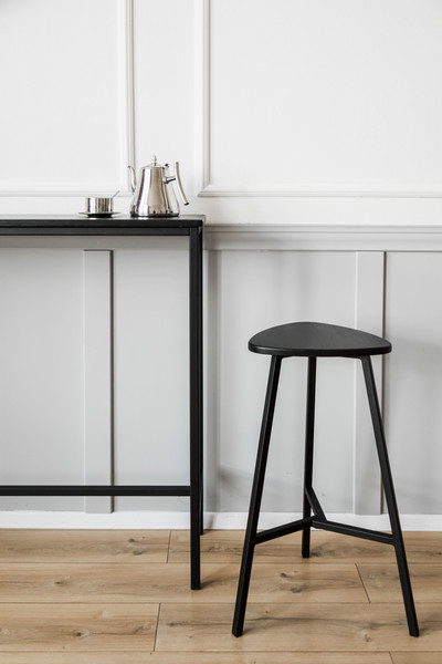 Изображение товара Табурет барный Stal-Massiv Delta-63 (черный/черный)