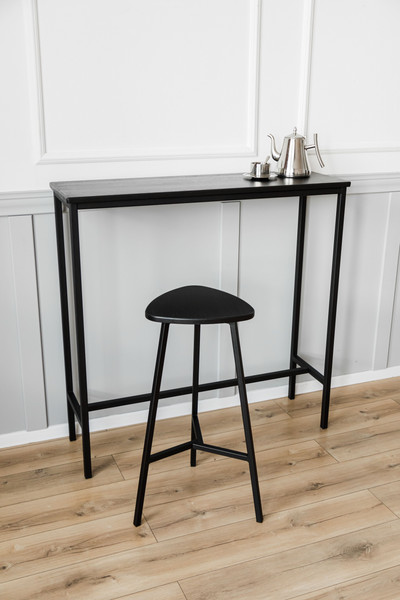 Изображение товара Табурет барный Stal-Massiv Delta-63 (черный/черный)