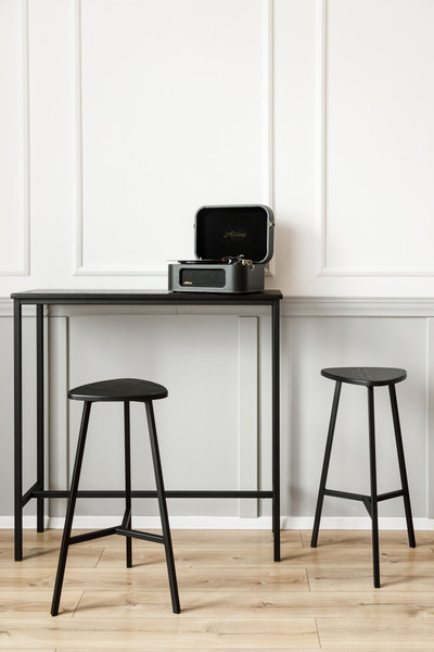 Изображение товара Табурет барный Stal-Massiv Delta-76 (черный/черный)