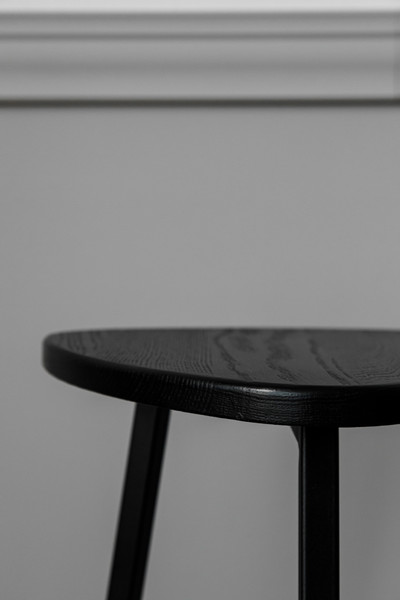 Изображение товара Табурет барный Stal-Massiv Delta-76 (черный/черный)