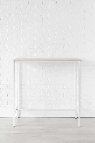 Изображение товара Барный стол Stal-Massiv LT-95 (дуб беленый/белый)