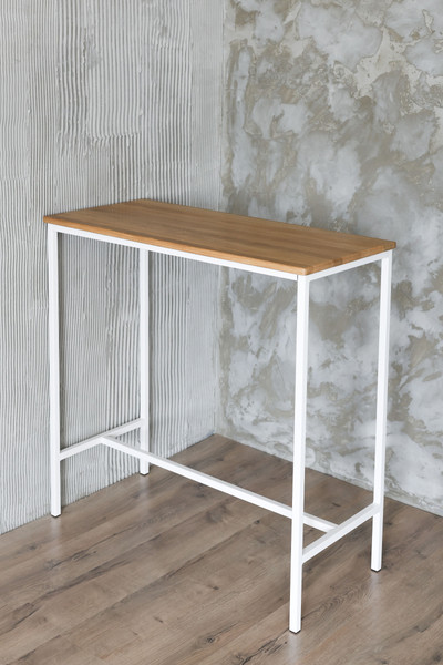 Изображение товара Барный стол Stal-Massiv LT-95 (дуб натуральный/белый)