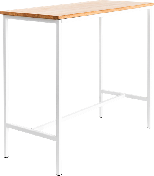 Изображение товара Барный стол Stal-Massiv LT-95 (дуб натуральный/белый)