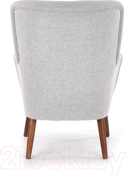 Изображение товара Кресло мягкое Halmar Bishop (светло-серый/орех)